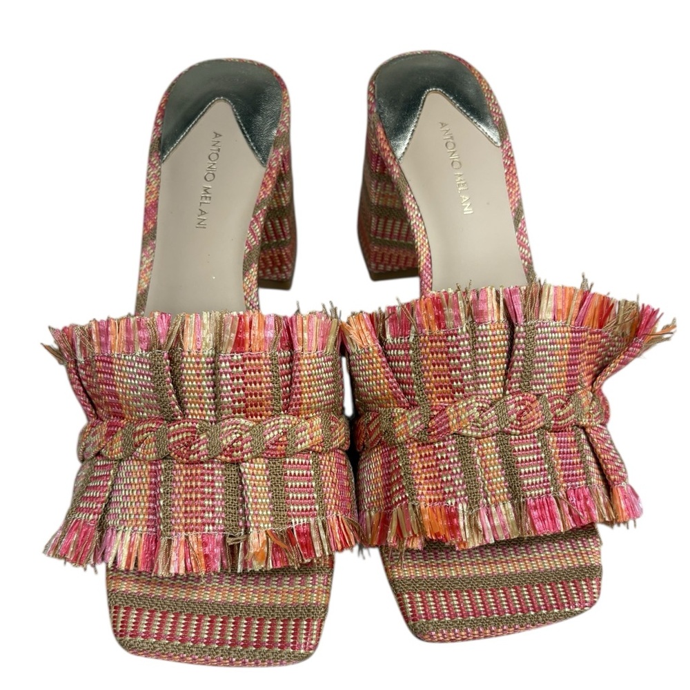 ANTONIO MELANI Perrie Terracota Pink Slides